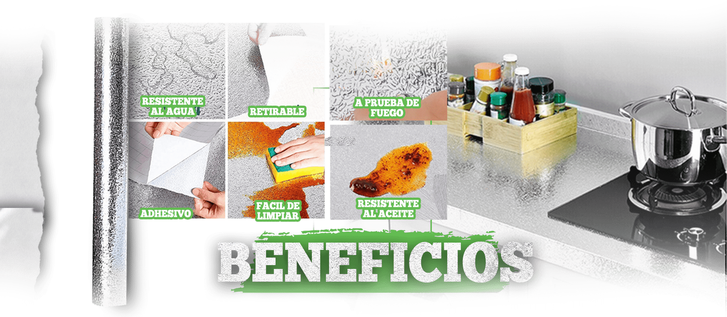 ADHESIVO PARA COCINA BRILLALUM PAGA 2Mt Y RECIBE GRATIS 4Mt 😱