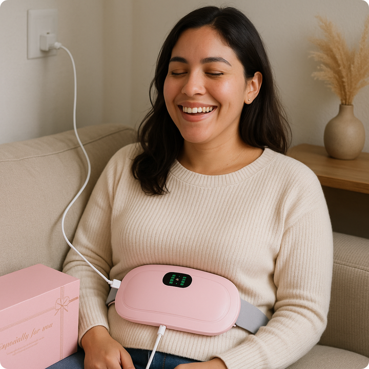 Cinturón Térmico para Dolores Menstruales – Relajación Total Durante Tu Periodo🛌✨