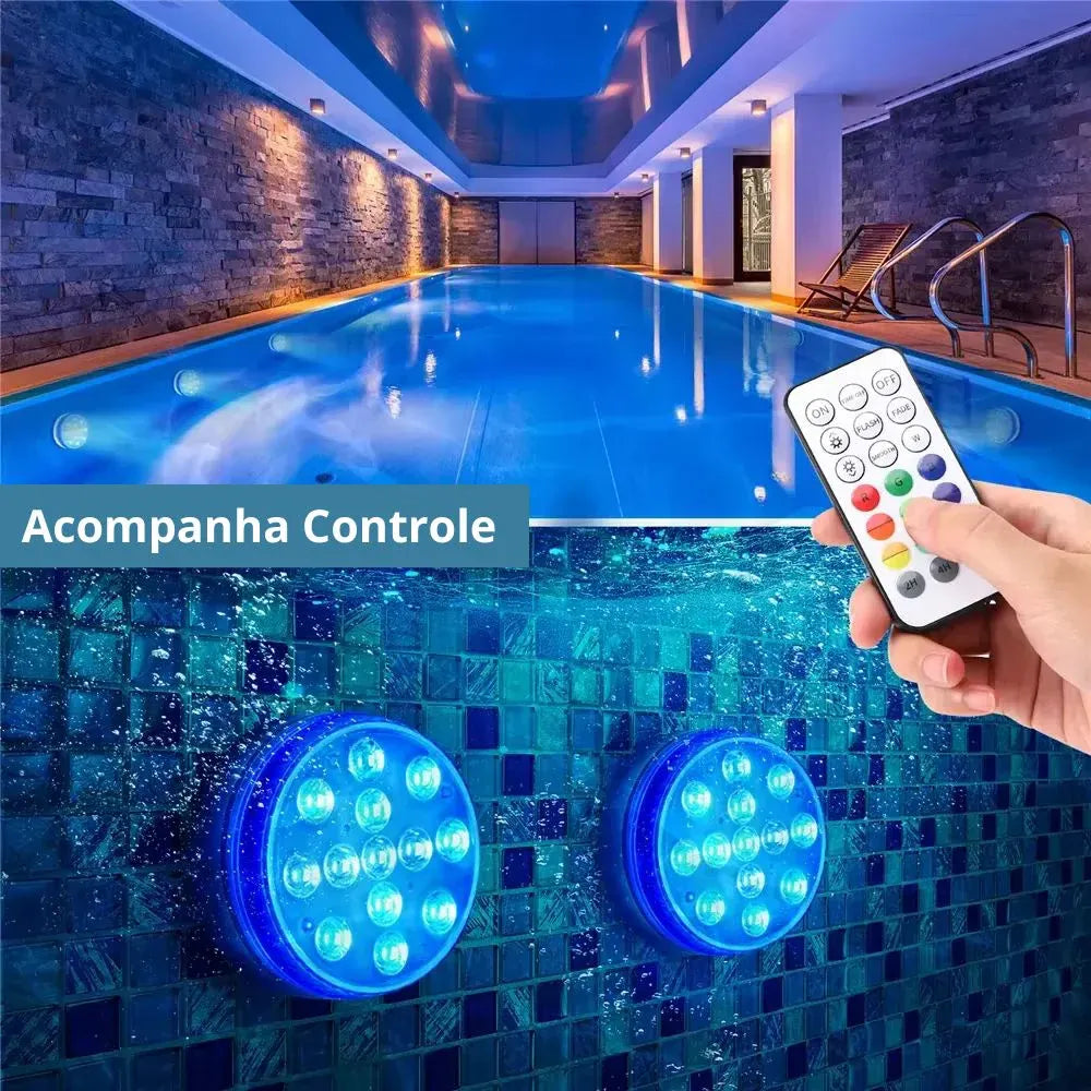 Luz LED RGB para piscina con ventosas 🚨| Precio de Lanzamiento