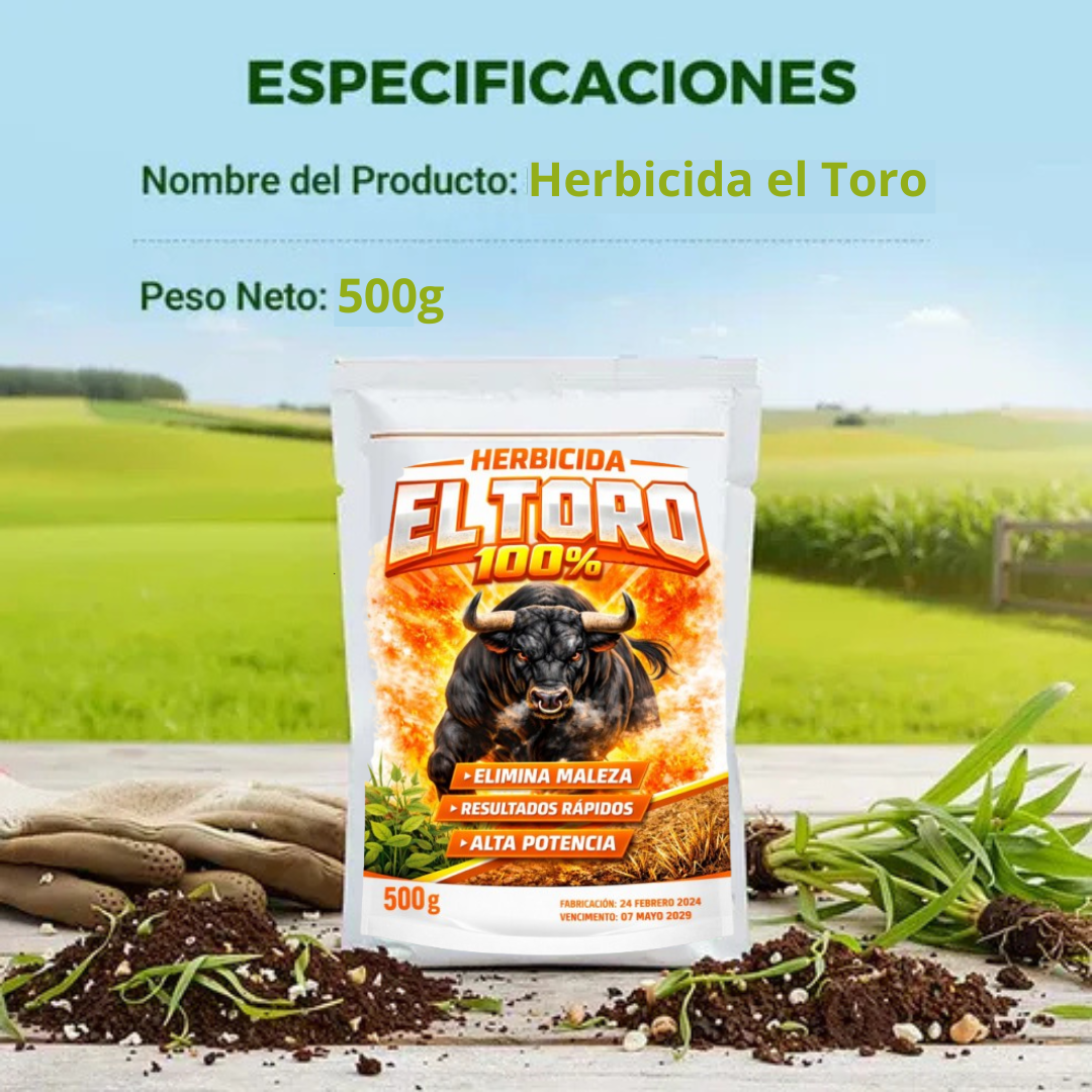 Herbicida el Toro Máxima potencia🌱