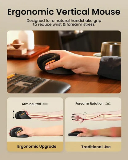 Mouse Inalámbrico Vertical Ergonómico  E11🖱