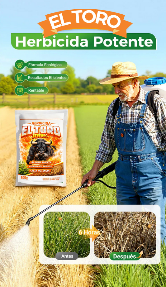 Herbicida el Toro Máxima potencia🌱