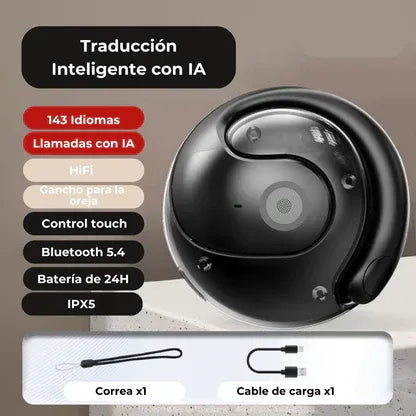 🌍 Auriculares Traductores Inteligentes IA + OBSEQUIO Gratis📦