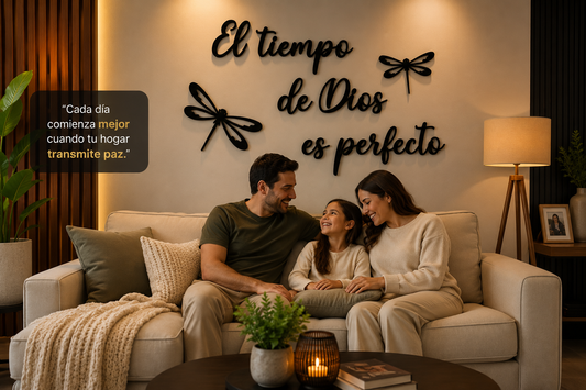 ✨El tiempo de Dios es perfecto | Decoración con significado
