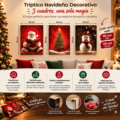 Decoración Navideña Lienzo Pared | Unidades limitadas