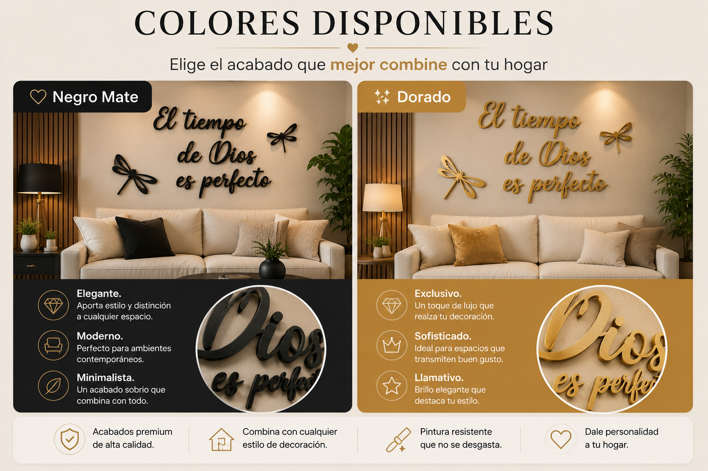 ✨El tiempo de Dios es perfecto | Decoración con significado