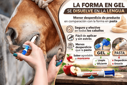 Último día: 50% de descuento en pasta de ivermectina para caballos al 1,87%, tubos de 6,08 g