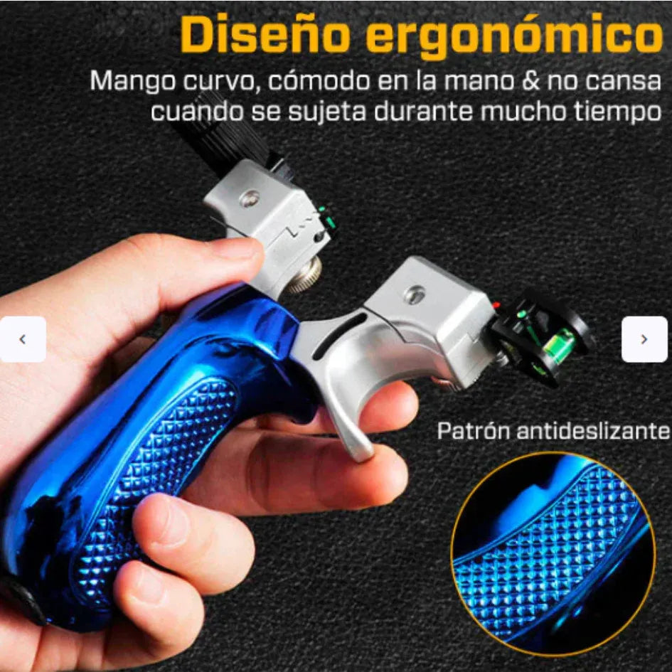 🧲 Resortera de Alta Precisión con Láser🧿 - 40%OFF😱
