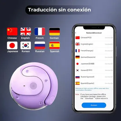 🌍 Auriculares Traductores Inteligentes IA + OBSEQUIO Gratis📦