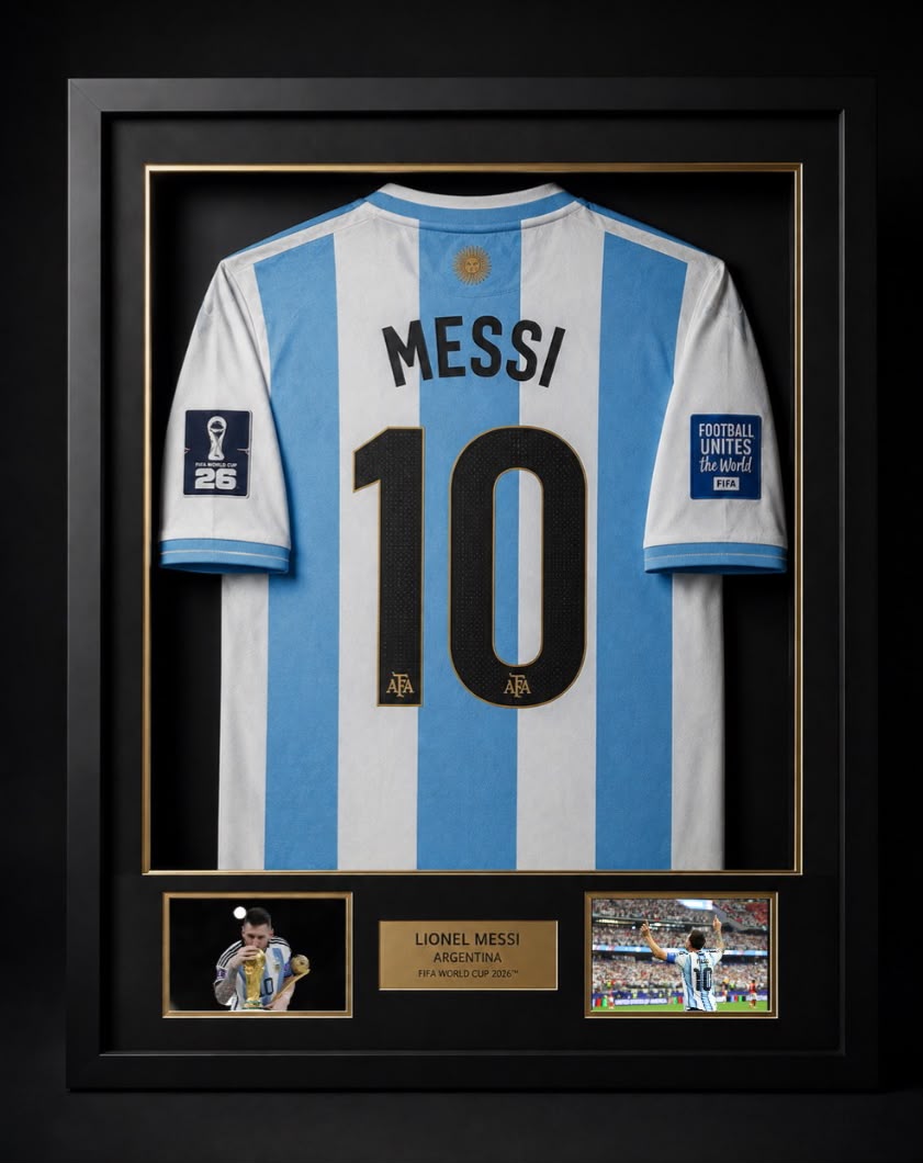 Retablo De las Leyendas del Futbol⚽ con placa del ultimo mundial 🐐
