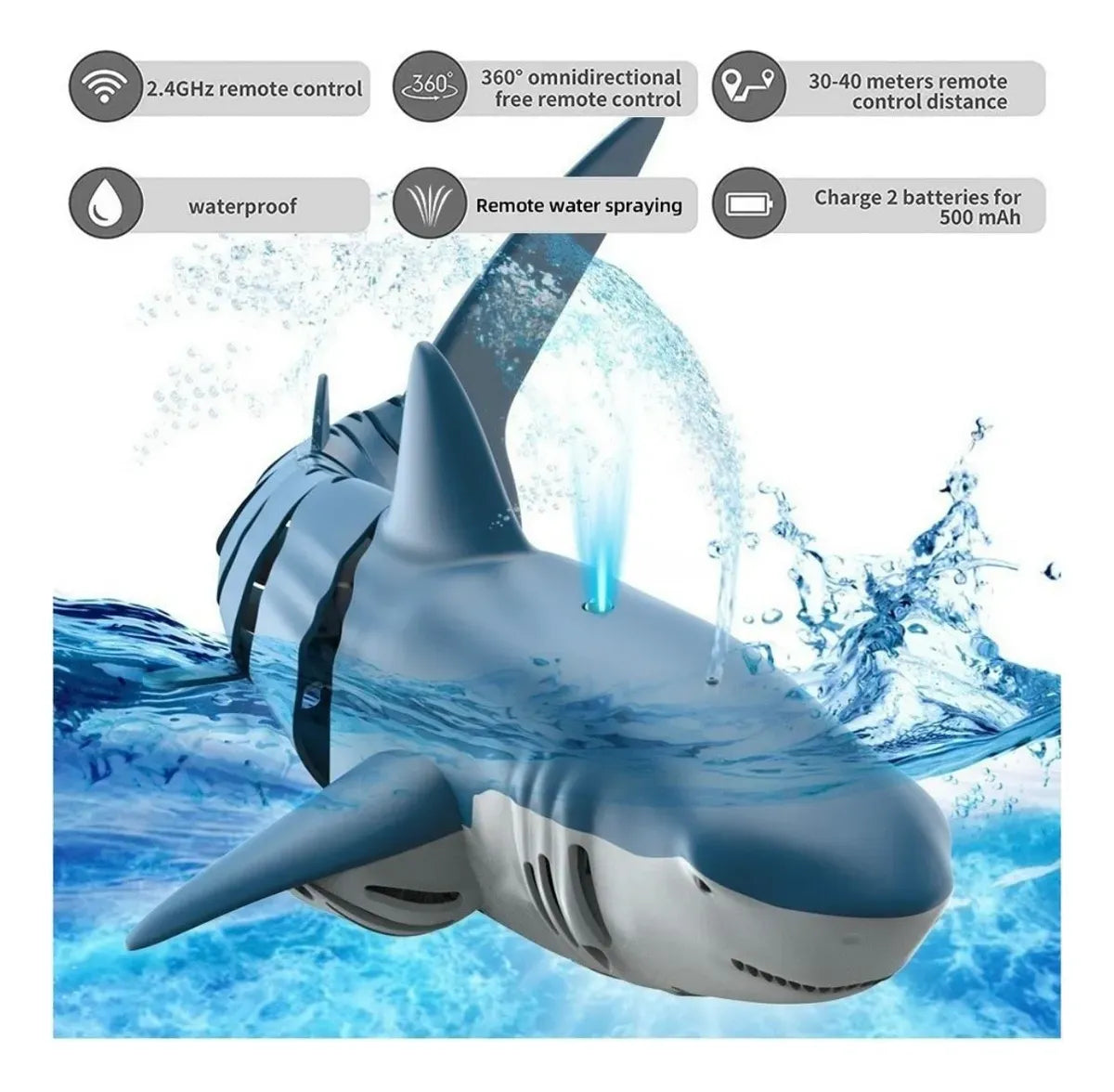 Tiburón a Control Remoto | Haz que la diversion nunca termine🦈