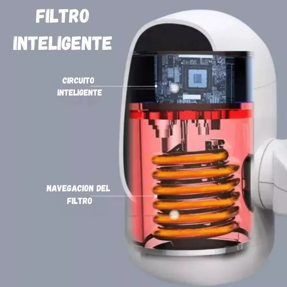 ¡Electrifica tu grifo sin conexiones ! Calentamiento digital instantáneo: recargable e inalámbrico