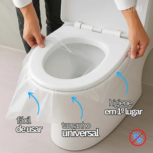 CapaClean® – 50 Fundas Individuales para Asiento de Inodoro + Regalo Exclusivo - Higiene Primero 🏆