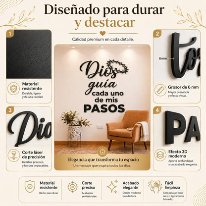 ✨Dios Guía Mis Pasos | Decoración Con Significado🙏
