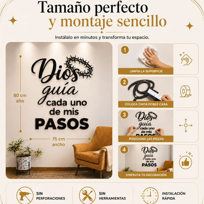 ✨Dios Guía Mis Pasos | Decoración Con Significado🙏