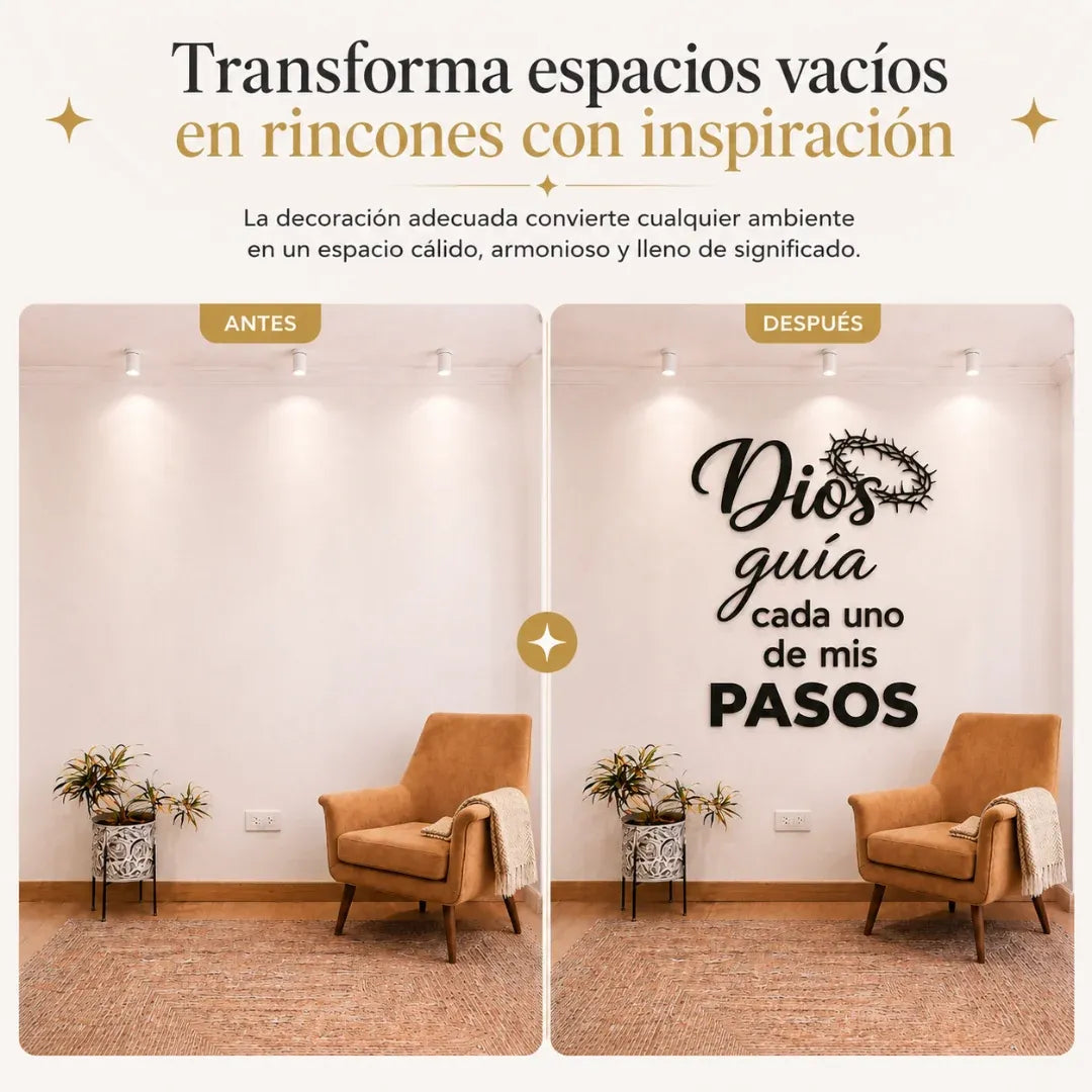✨Dios Guía Mis Pasos | Decoración Con Significado🙏